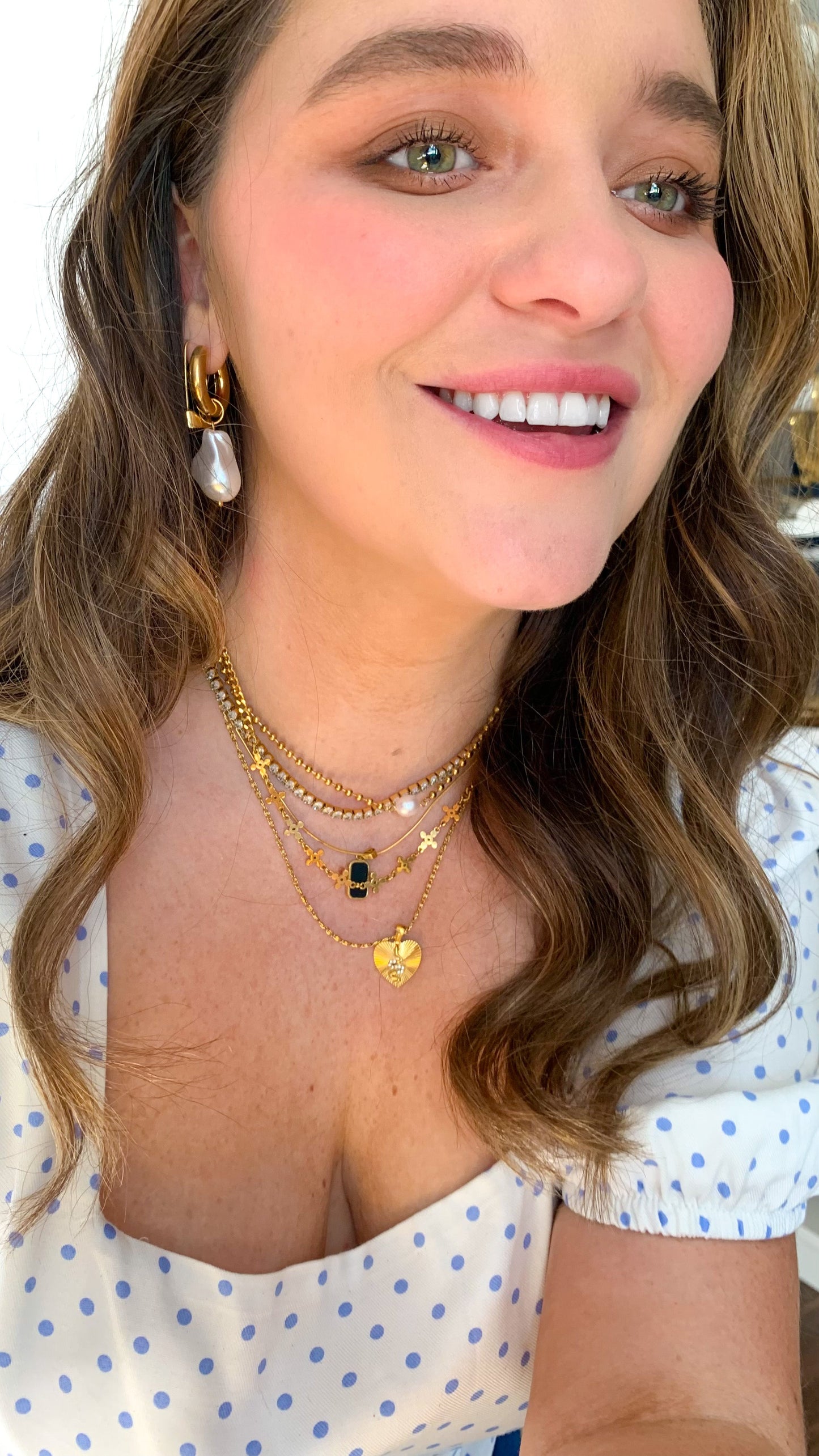 DRIP JEWELRY Baroque Obama Earrings