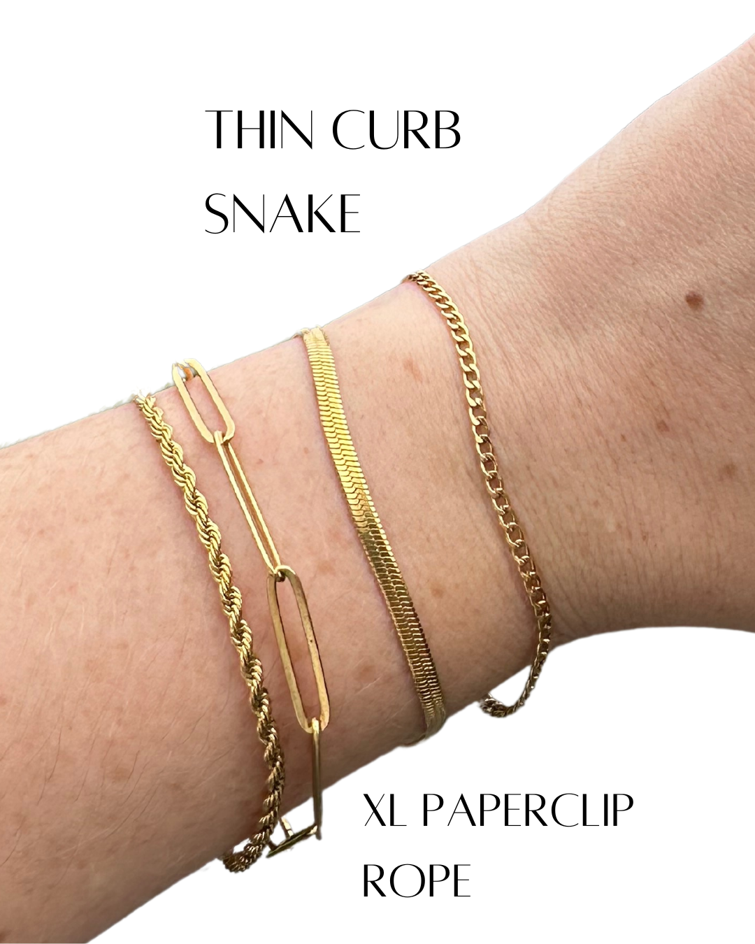 DRIP JEWELRY Bracelets Snake Chain Bracelets