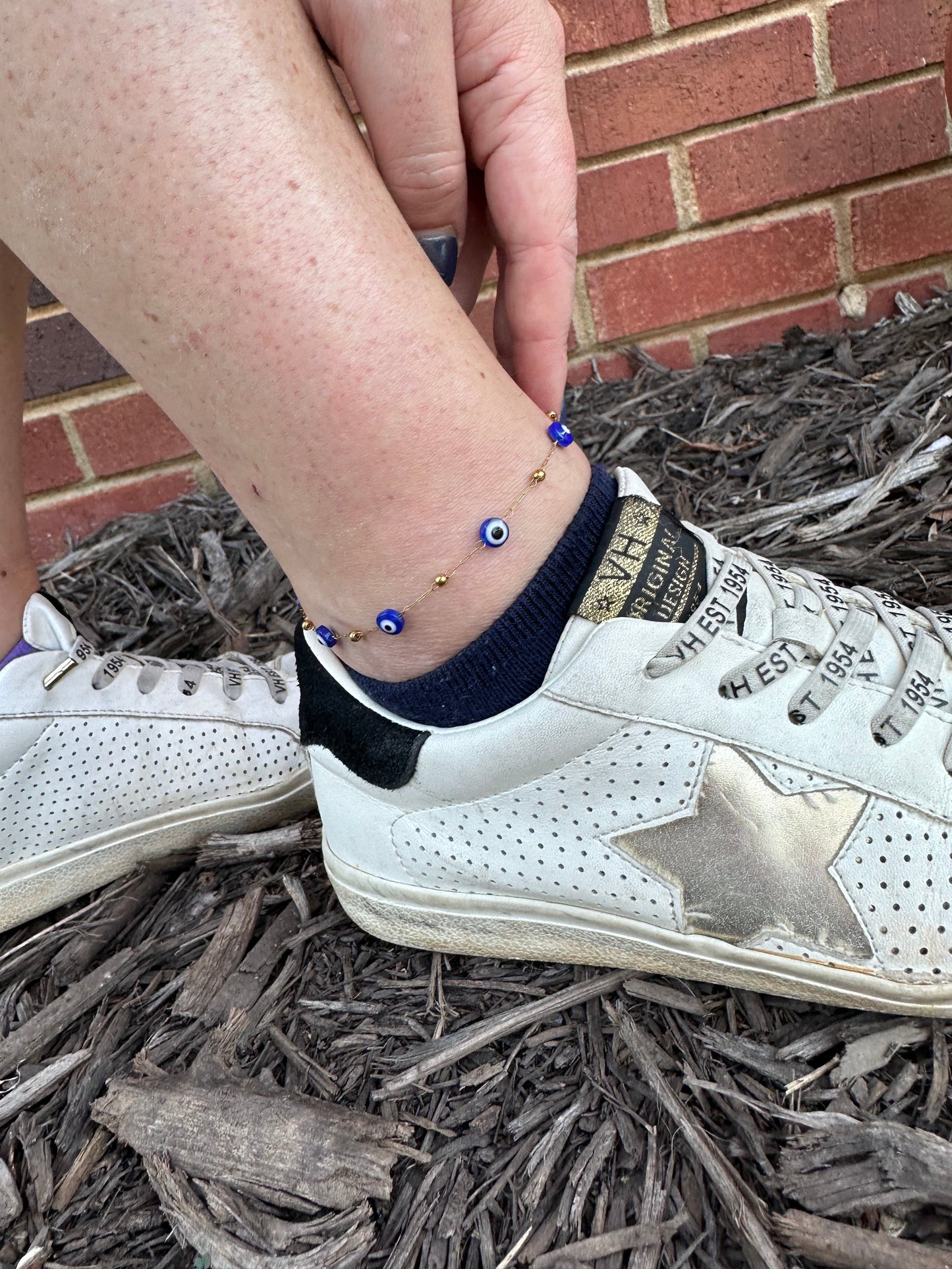 DRIP JEWELRY BRACELETS Evil Eye Station Bracelet / Anklet