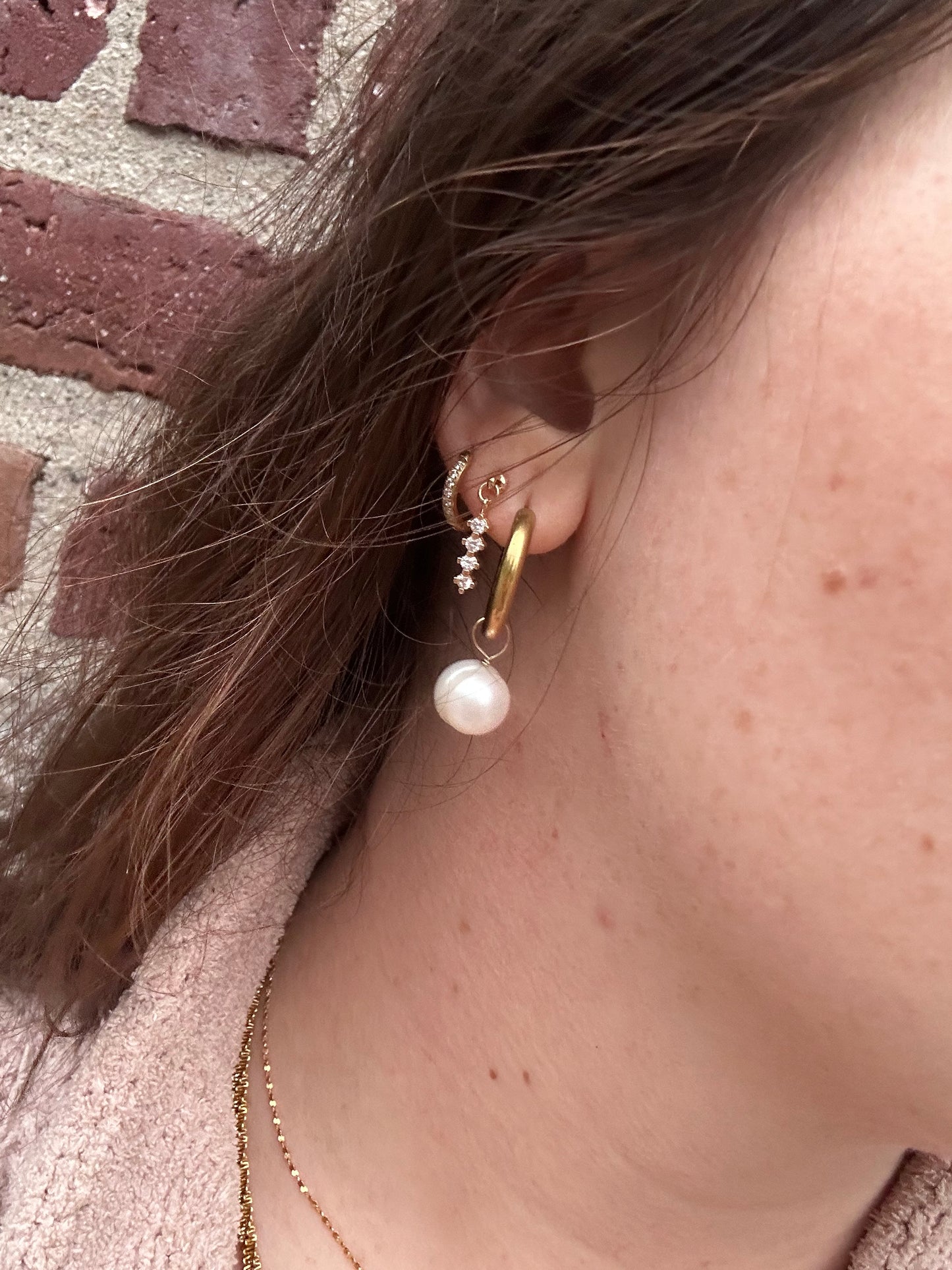 DRIP JEWELRY Marquise Stud Drops