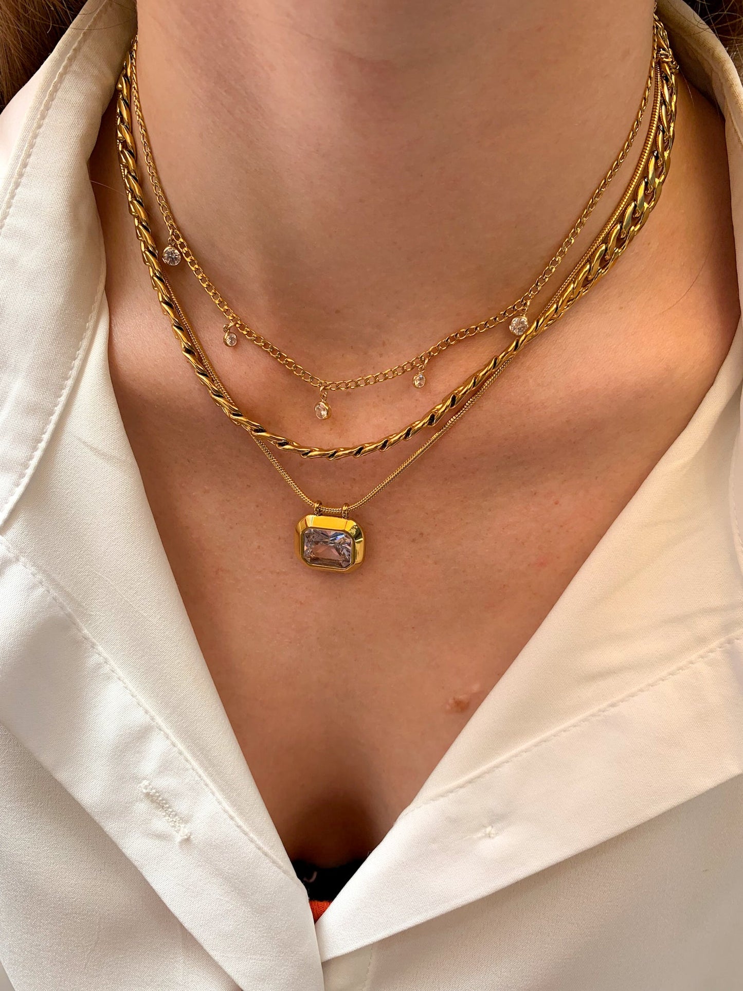 DRIP JEWELRY Necklaces Cuban Sparkle