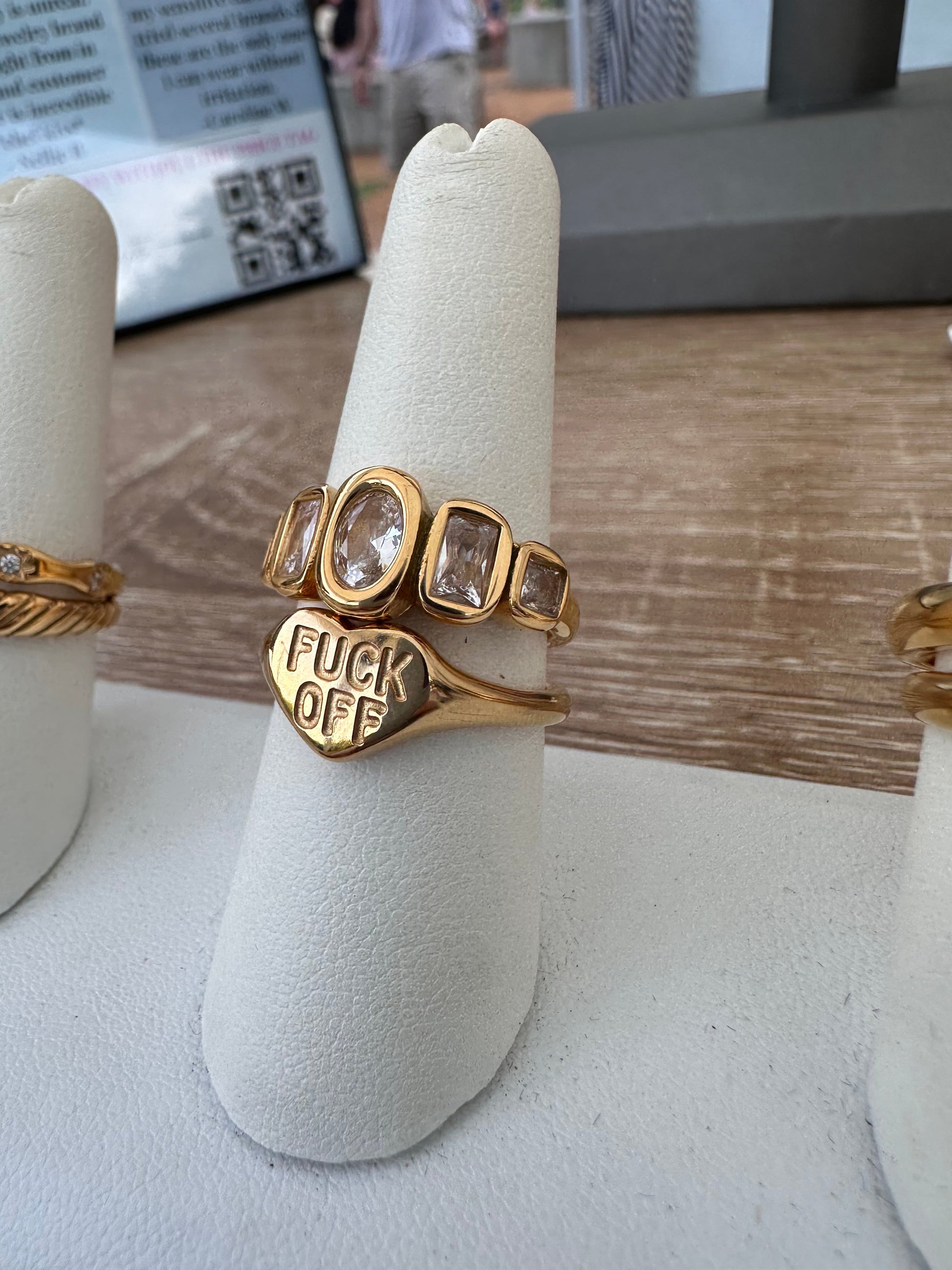 DRIP JEWELRY 5 Stone Ring