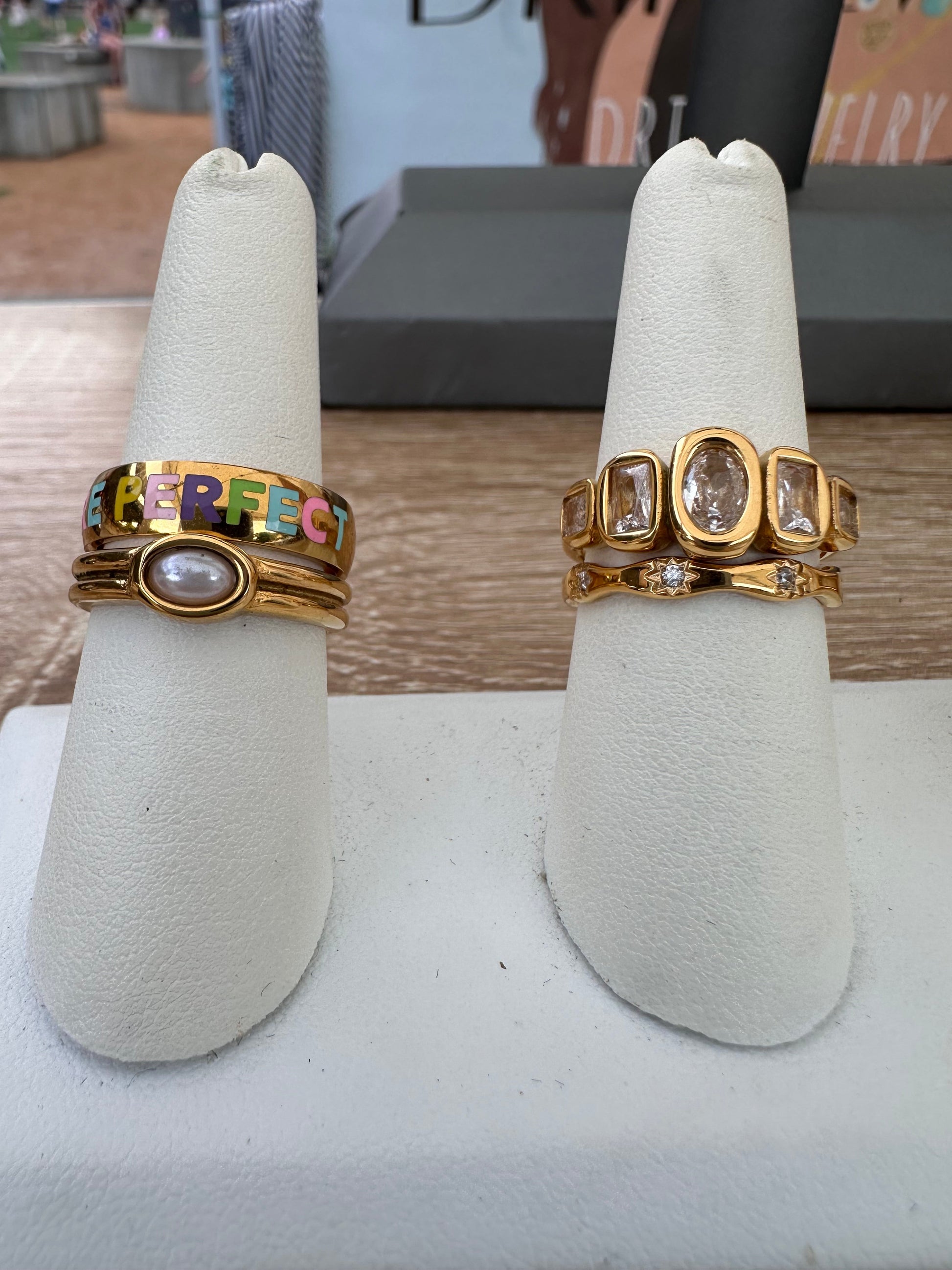 DRIP JEWELRY 5 Stone Ring