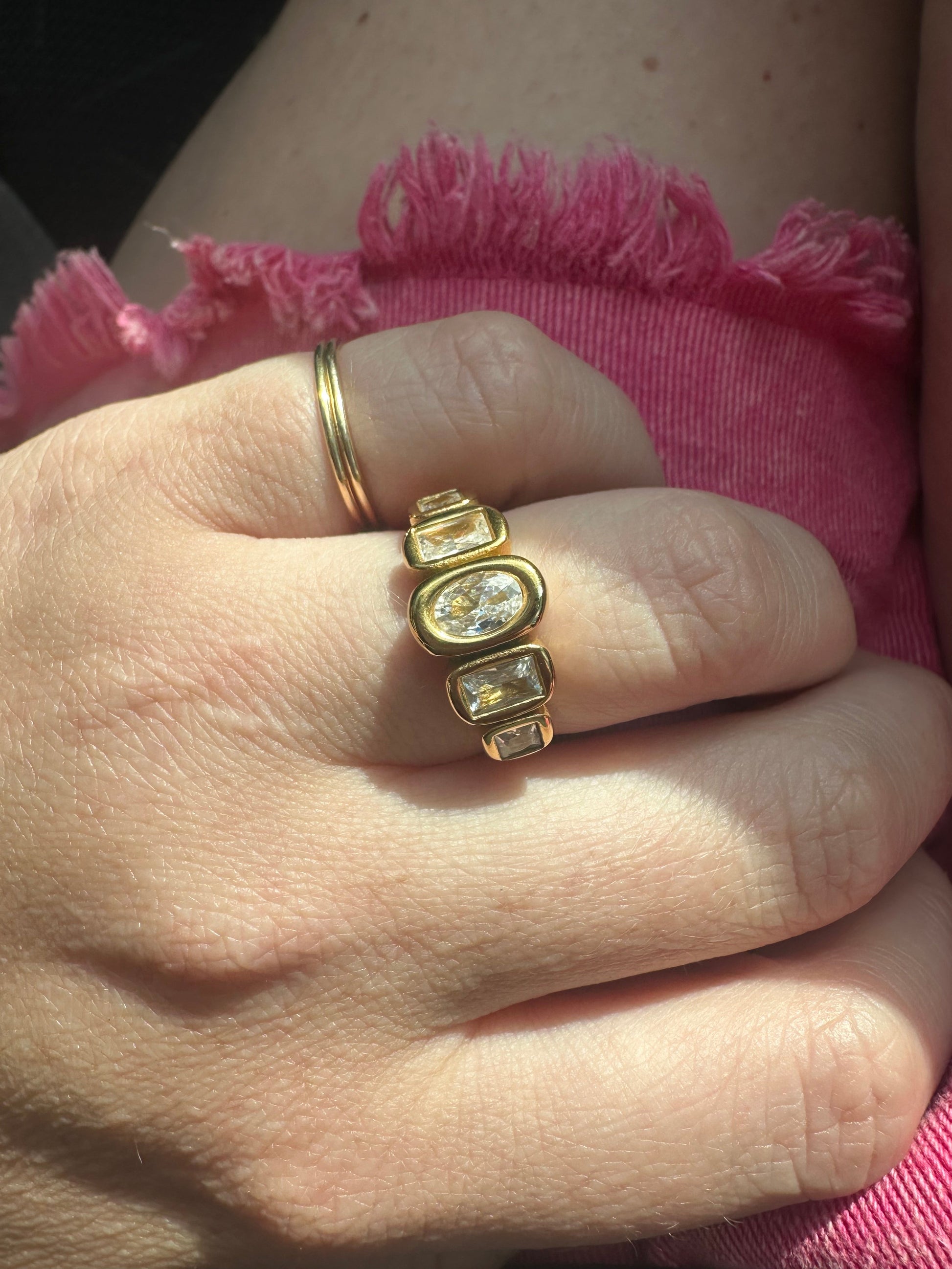 DRIP JEWELRY 5 Stone Ring