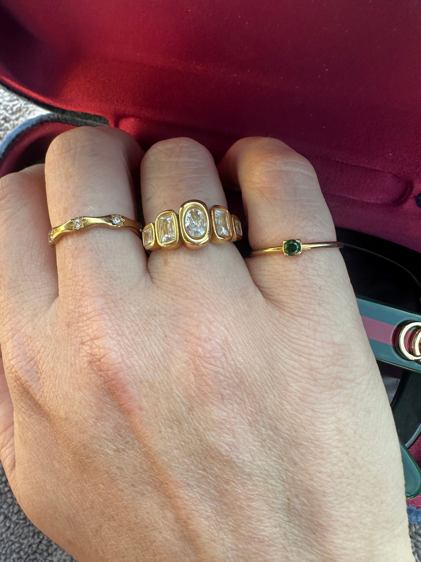 DRIP JEWELRY 5 Stone Ring