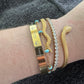 DRIP JEWELRY BRACELETS be happy cuff bracelet