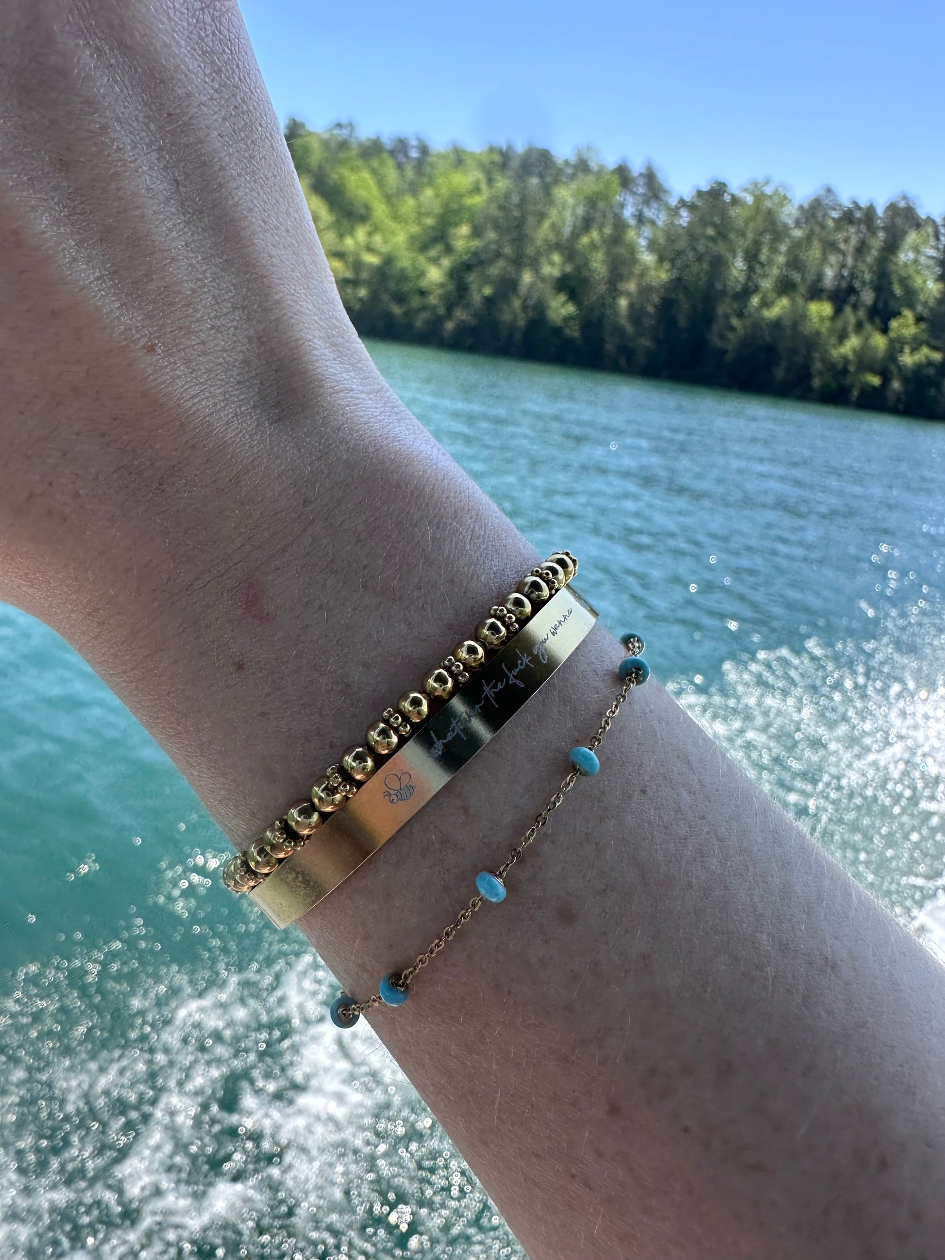 DRIP JEWELRY BRACELETS be whatever you want cuff bracelet