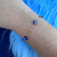 DRIP JEWELRY BRACELETS Evil Eye Station Bracelet / Anklet