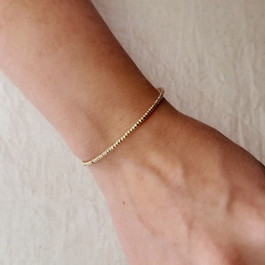 DRIP JEWELRY Bracelets Gold-Filled Bead Cuff
