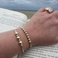 DRIP JEWELRY BRACELETS Slider Bead Cuffs (14k gold-filled or sterling silver)
