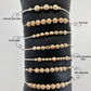 DRIP JEWELRY BRACELETS Slider Bead Cuffs (14k gold-filled or sterling silver)