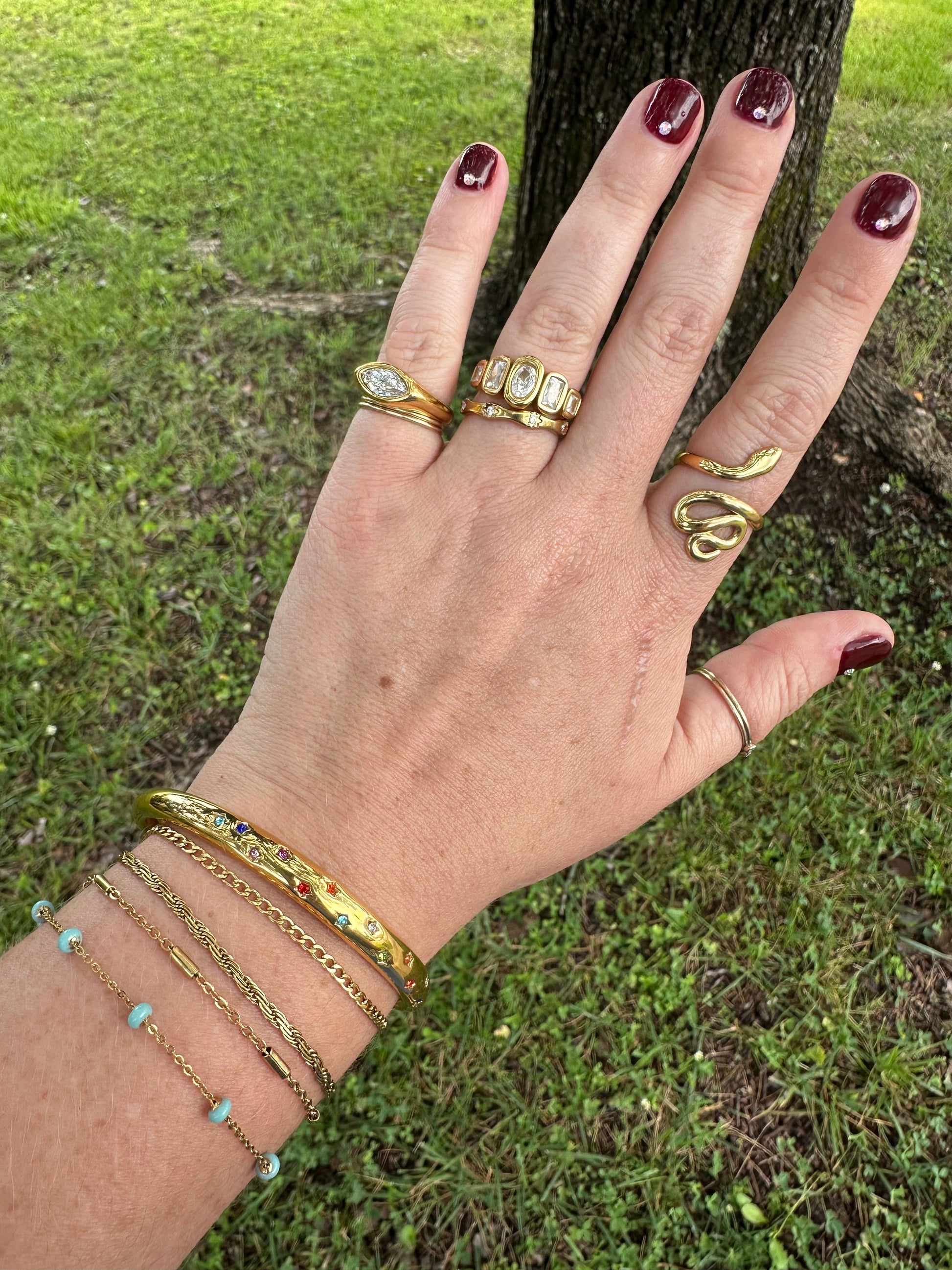 DRIP JEWELRY BRACELETS Star Pride Bangle