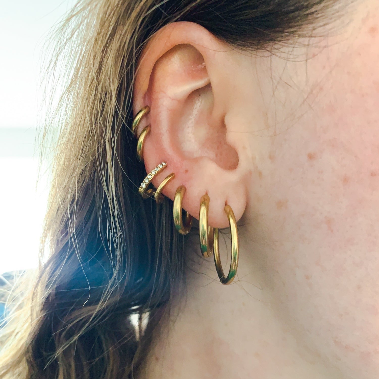 DRIP JEWELRY BY AK Earrings XL Perfect Hoops : 4 sizes