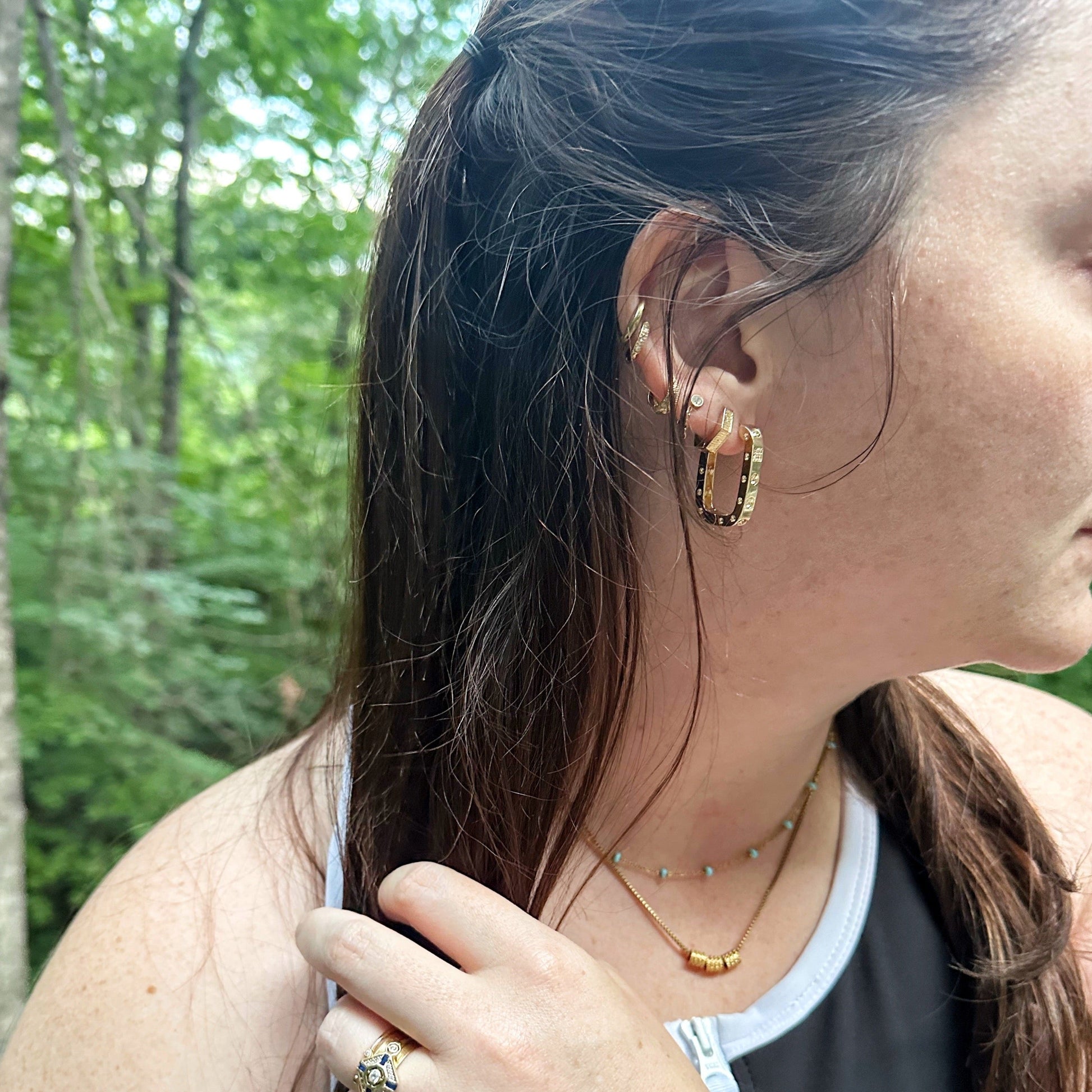 DRIP JEWELRY CartieRoman Hoops