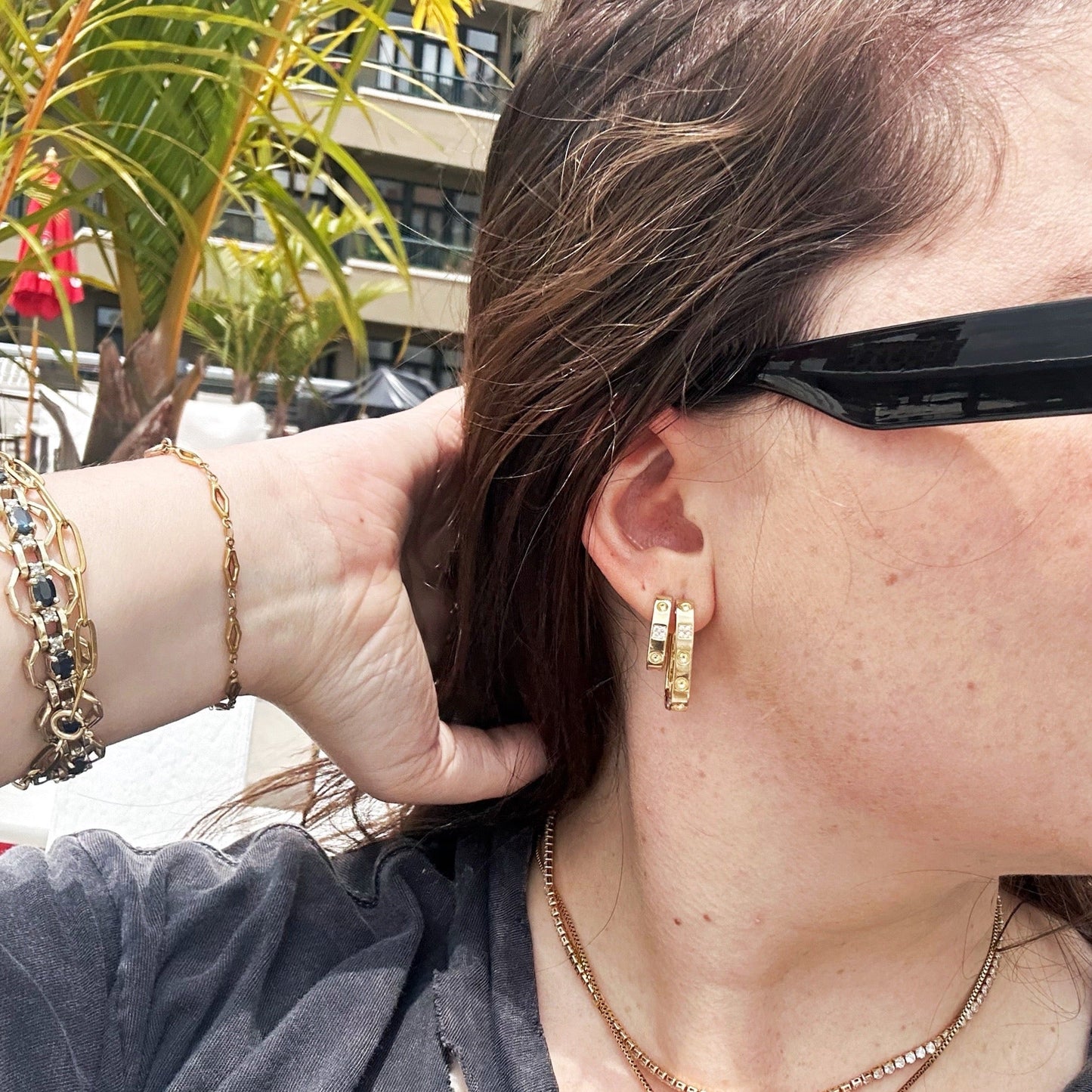 DRIP JEWELRY CartieRoman Hoops