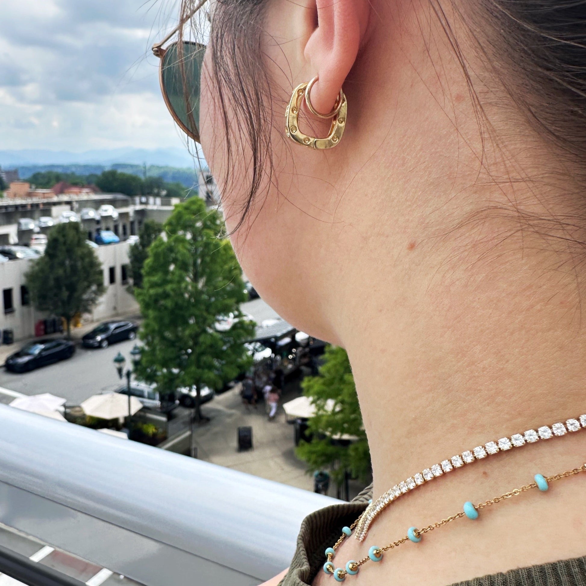 DRIP JEWELRY CartieRoman Hoops