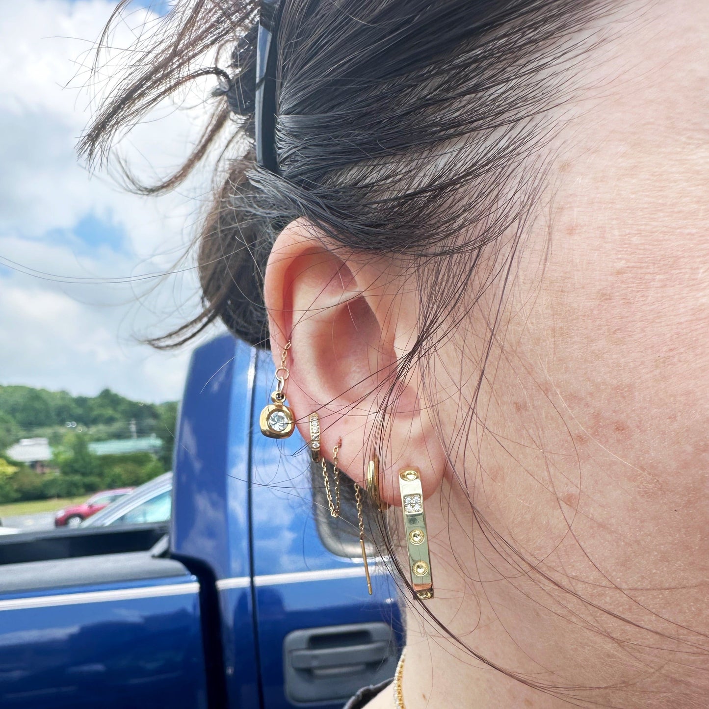 DRIP JEWELRY CartieRoman Hoops