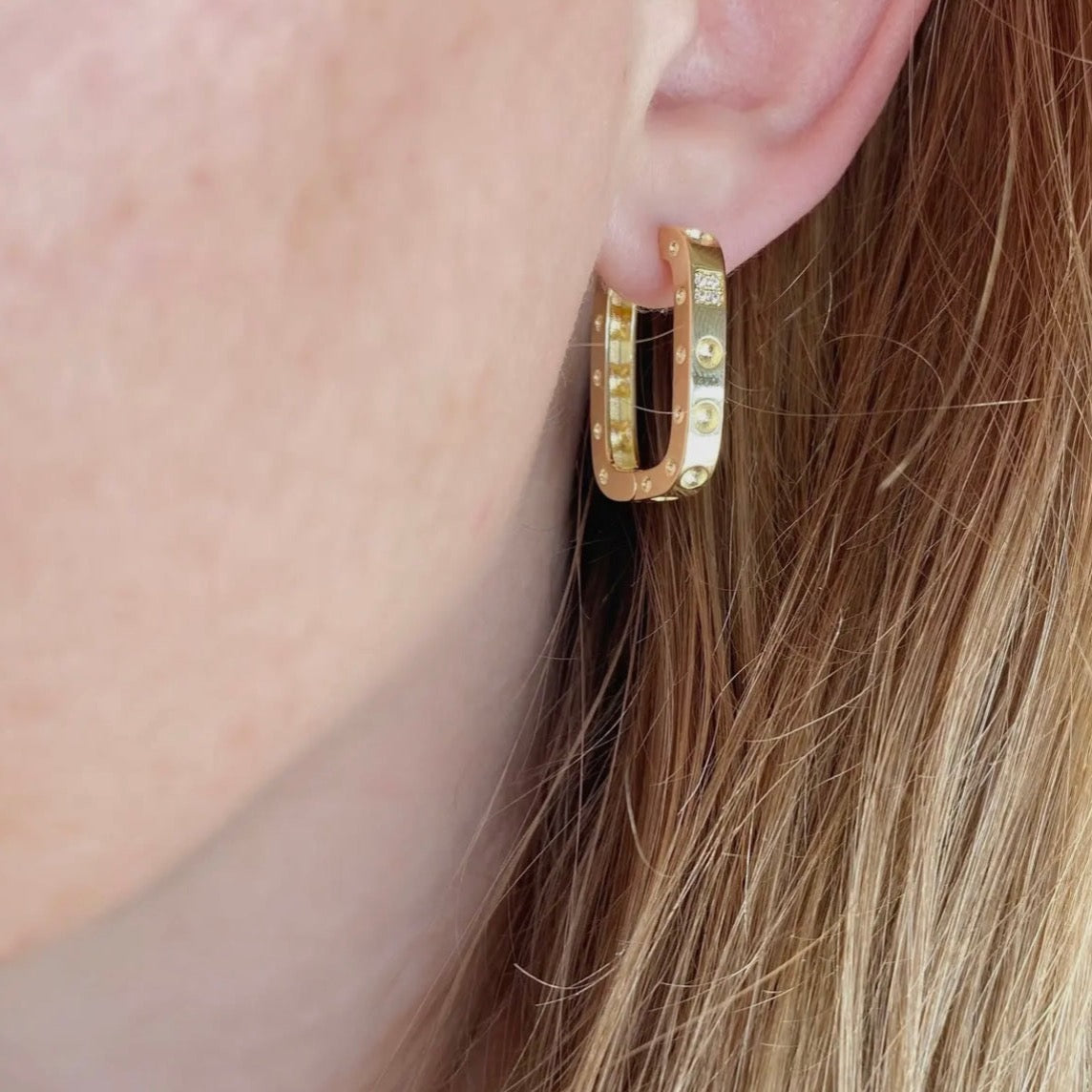 DRIP JEWELRY Big CartieRoman Hoops