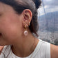 DRIP JEWELRY Circle Pearl or No Pearl Hoops