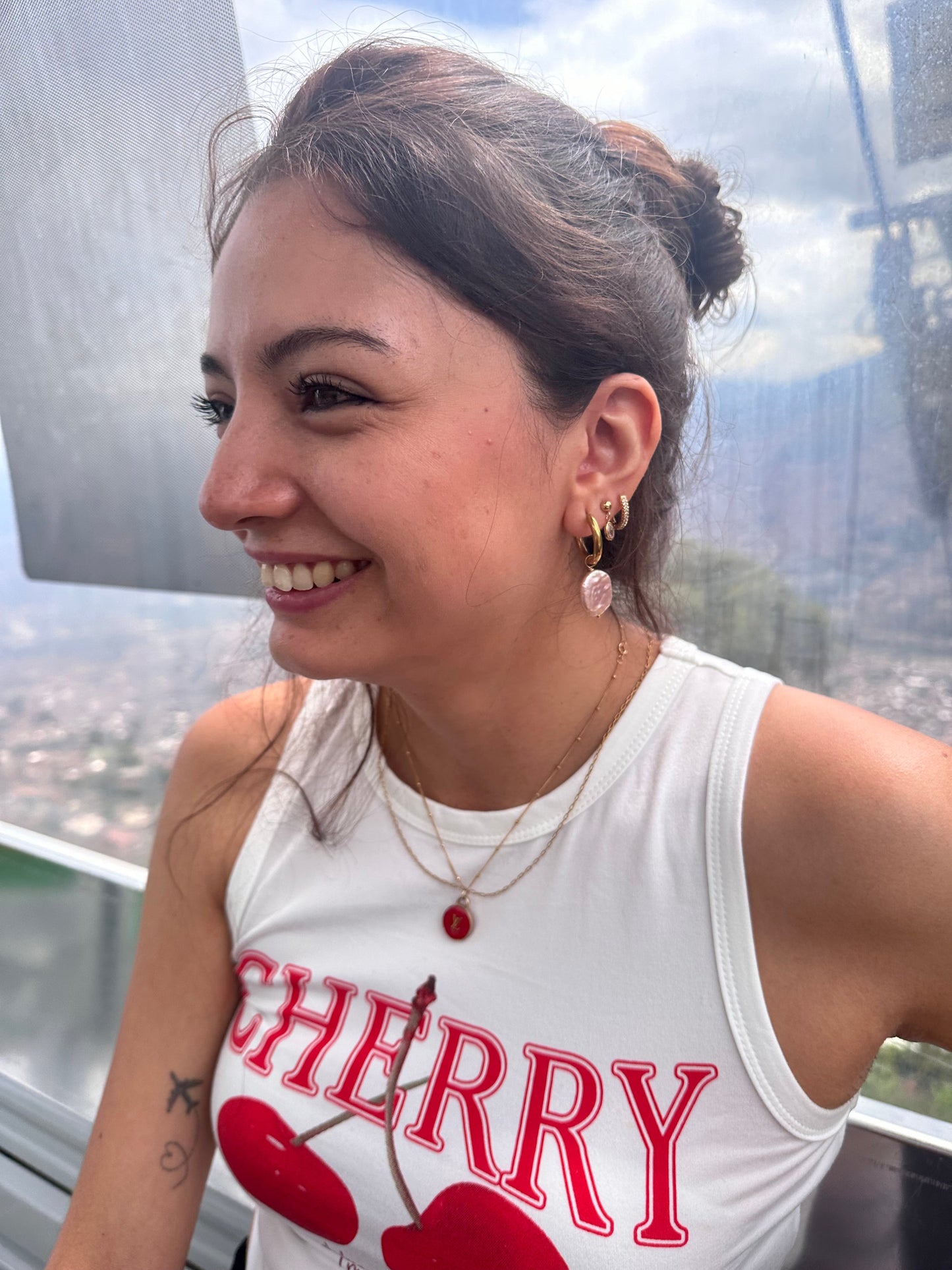 DRIP JEWELRY Circle Pearl or No Pearl Hoops