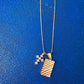 DRIP JEWELRY Cross Pendant Necklace