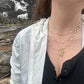 DRIP JEWELRY Cross Pendant Necklace