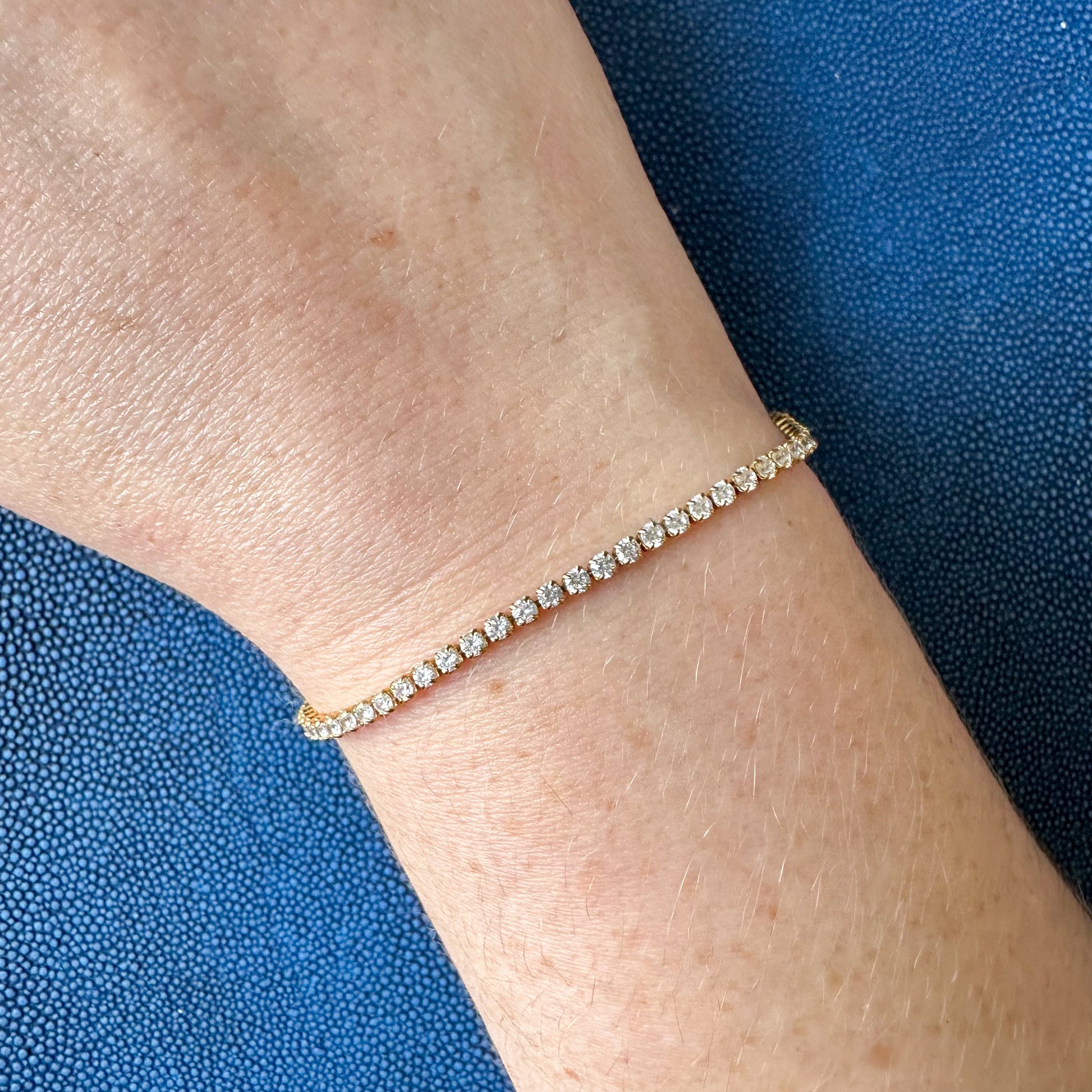 DRIP JEWELRY Dainty Tennis Bracelet