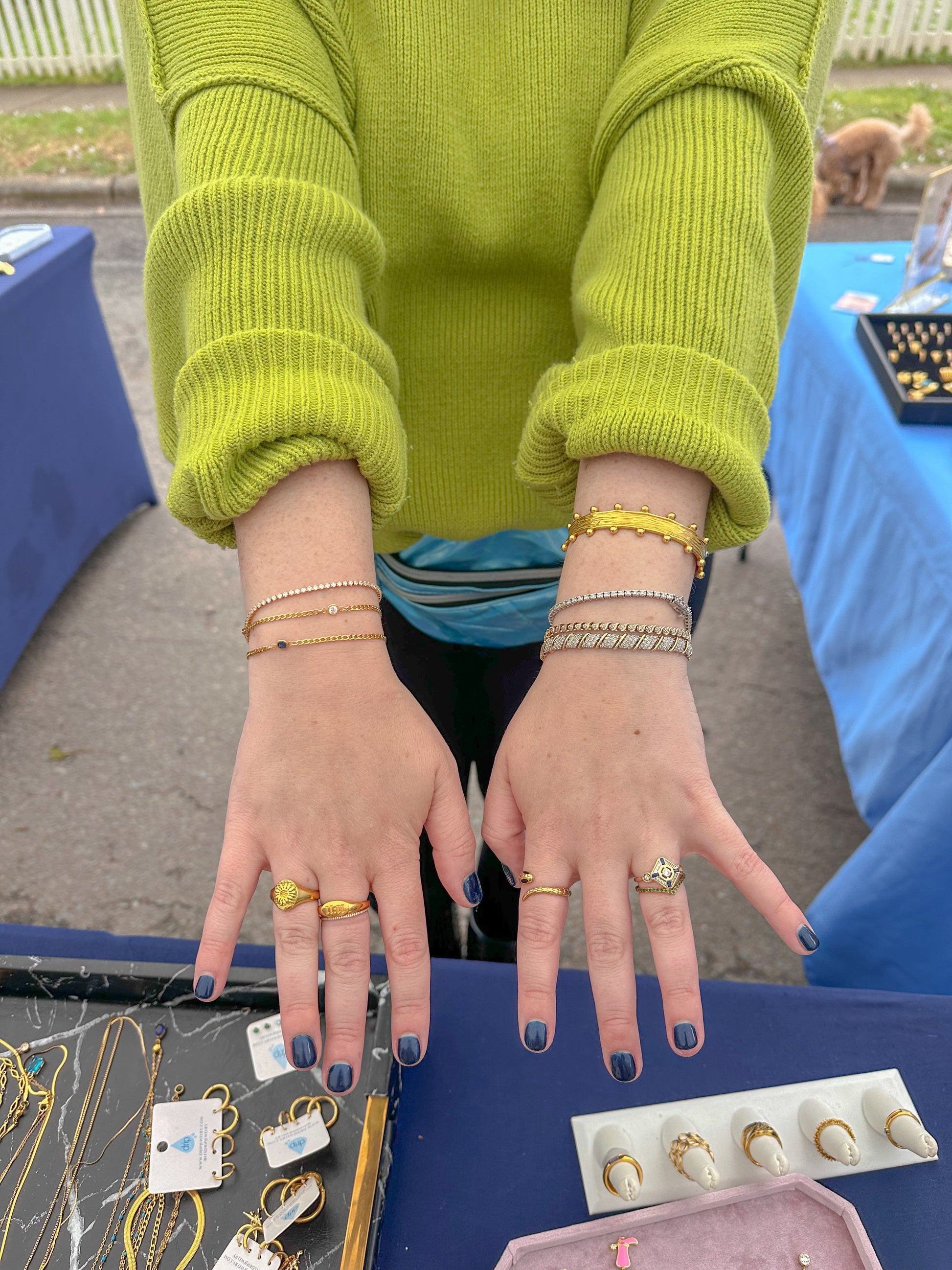 DRIP JEWELRY Dainty Tennis Bracelet