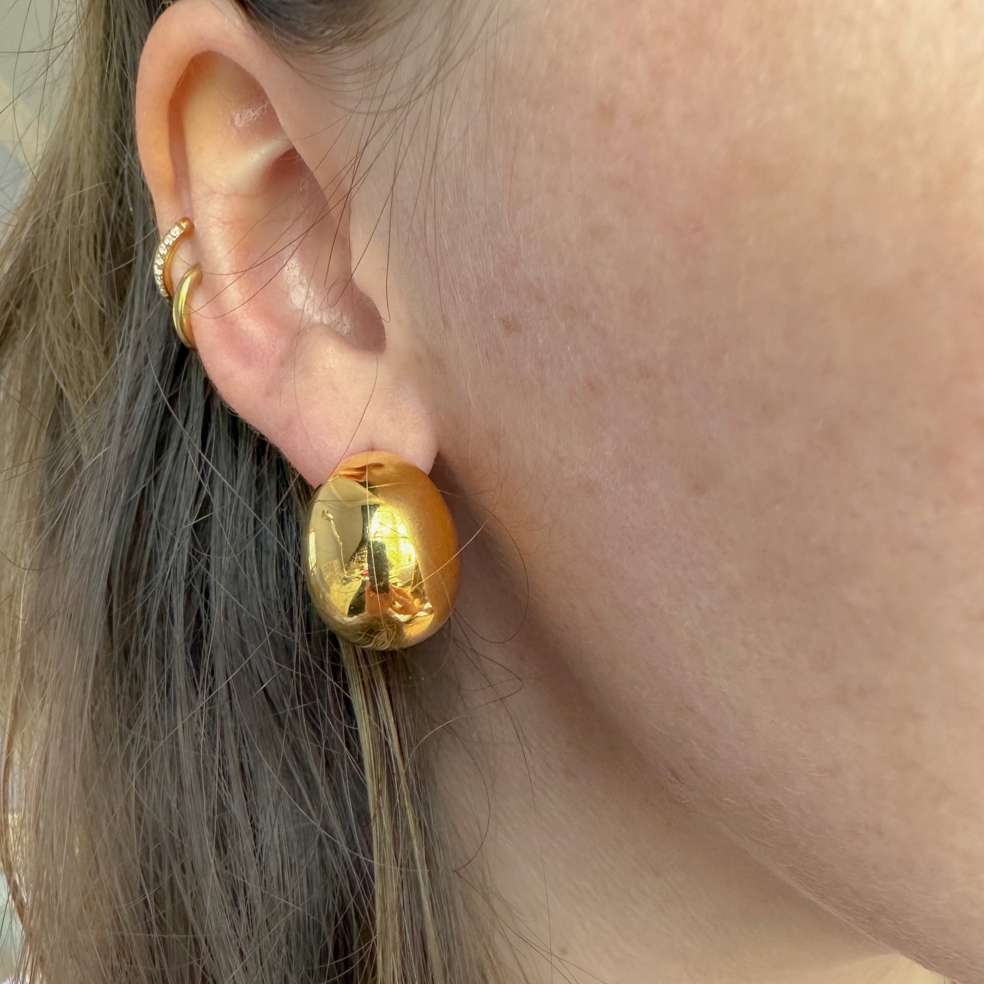 DRIP JEWELRY Drip Dome Hoops (2 sizes)