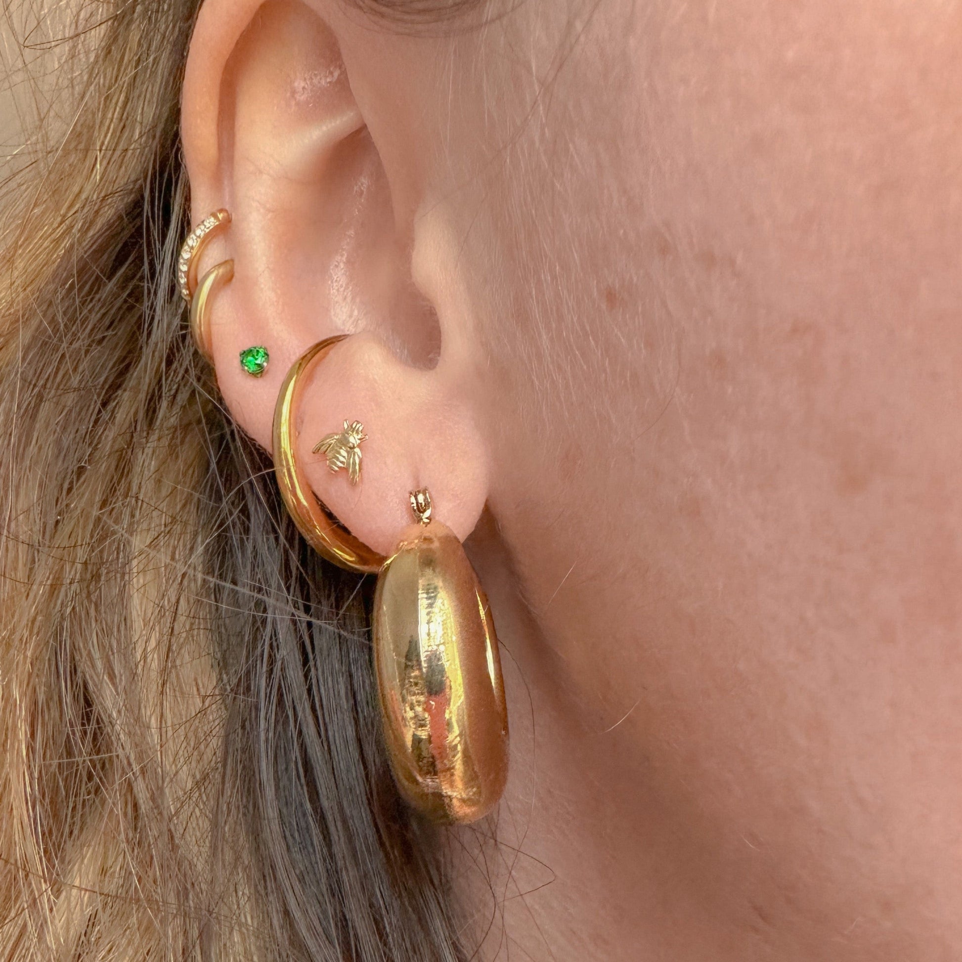 DRIP JEWELRY Drip Dome Hoops (2 sizes)