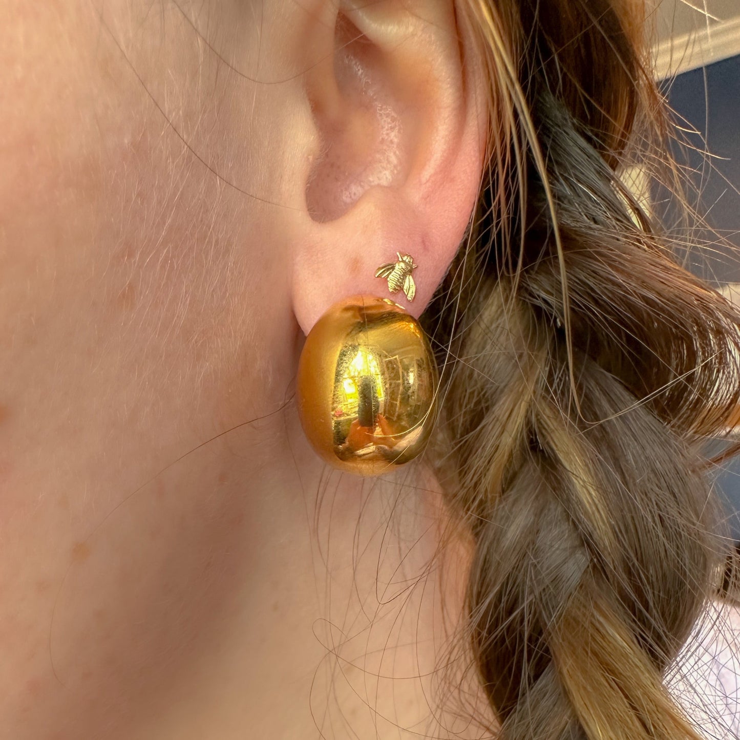 DRIP JEWELRY Small Drip Dome Hoops (2 sizes)