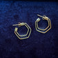 DRIP JEWELRY EARRINGS Double Wire Gold-Filled Hoops