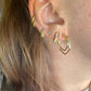 DRIP JEWELRY EARRINGS Double Wire Gold-Filled Hoops