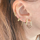 DRIP JEWELRY EARRINGS Double Wire Gold-Filled Hoops