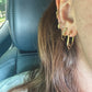 DRIP JEWELRY EARRINGS Double Wire Gold-Filled Hoops