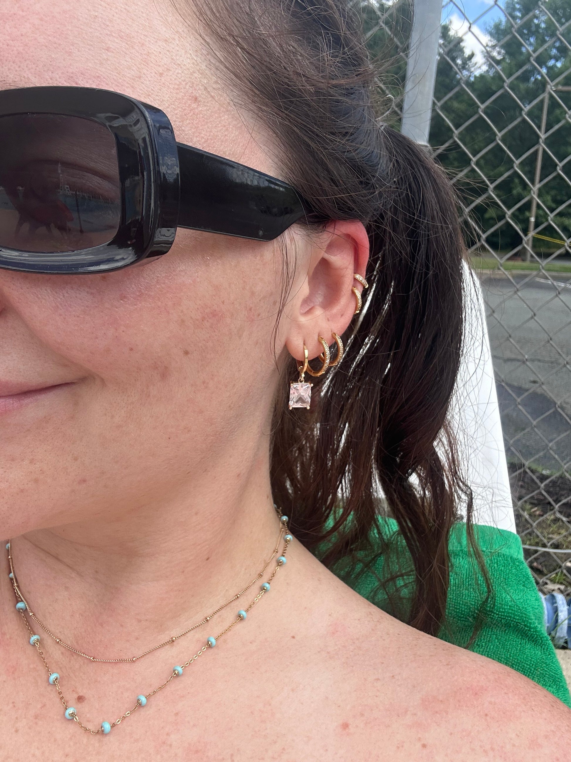 DRIP JEWELRY EARRINGS MINI Rec Drop Earrings