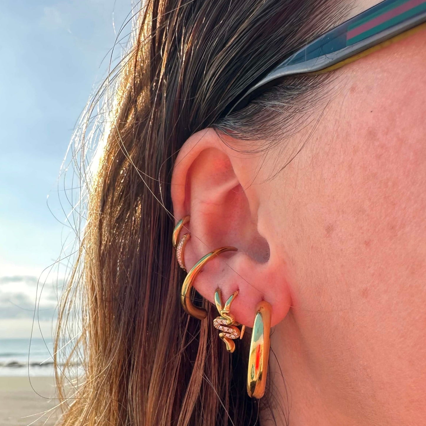 DRIP JEWELRY Earrings Mini Snake Earring