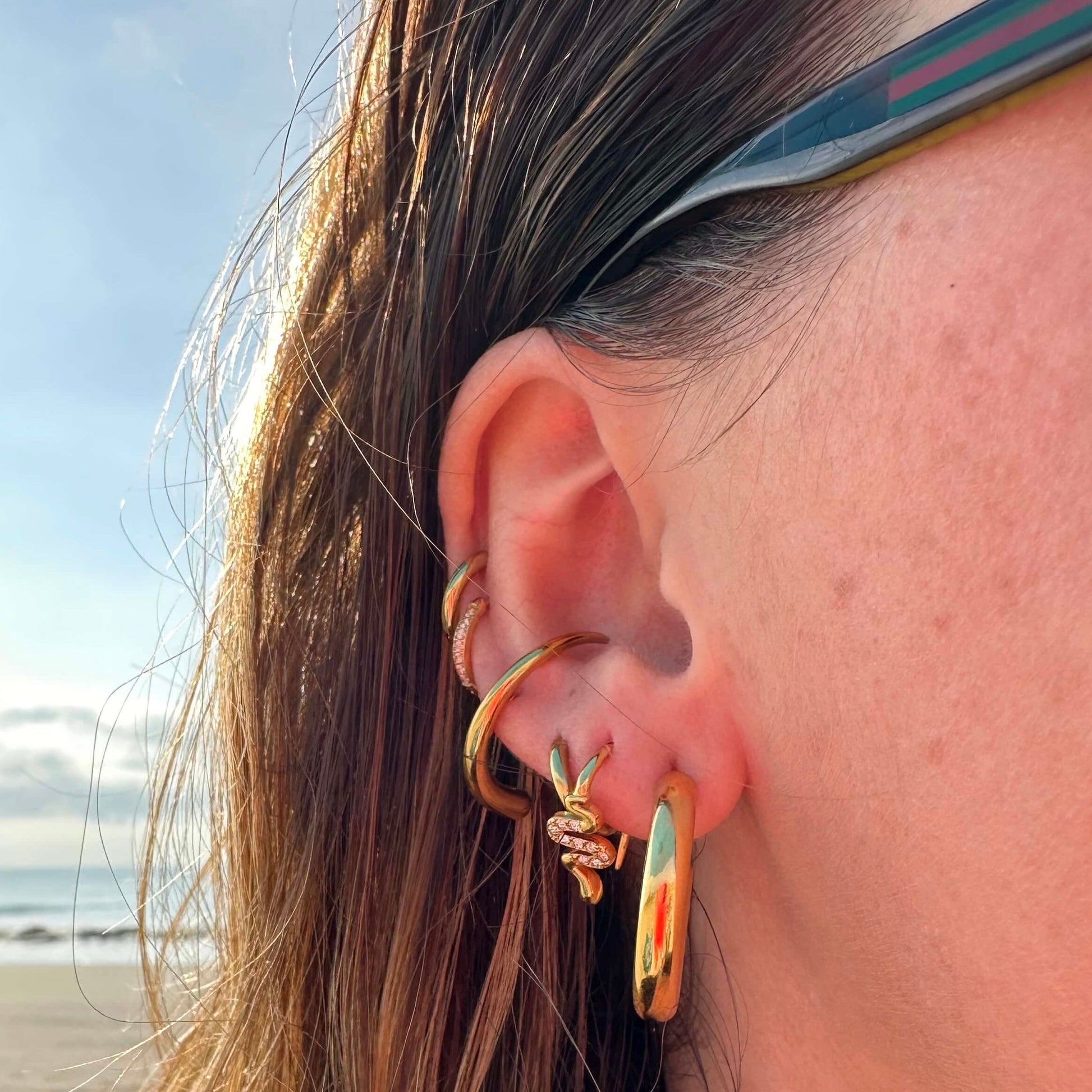 DRIP JEWELRY Earrings Mini Snake Earring