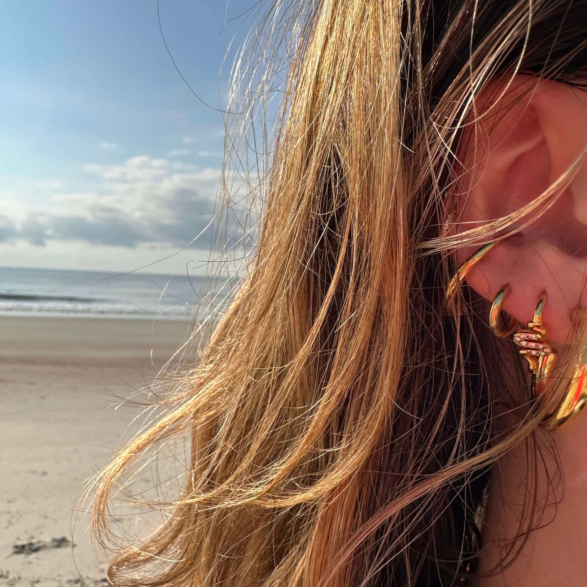 DRIP JEWELRY Earrings Mini Snake Earring