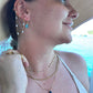 DRIP JEWELRY EARRINGS Pearl Ear Chain