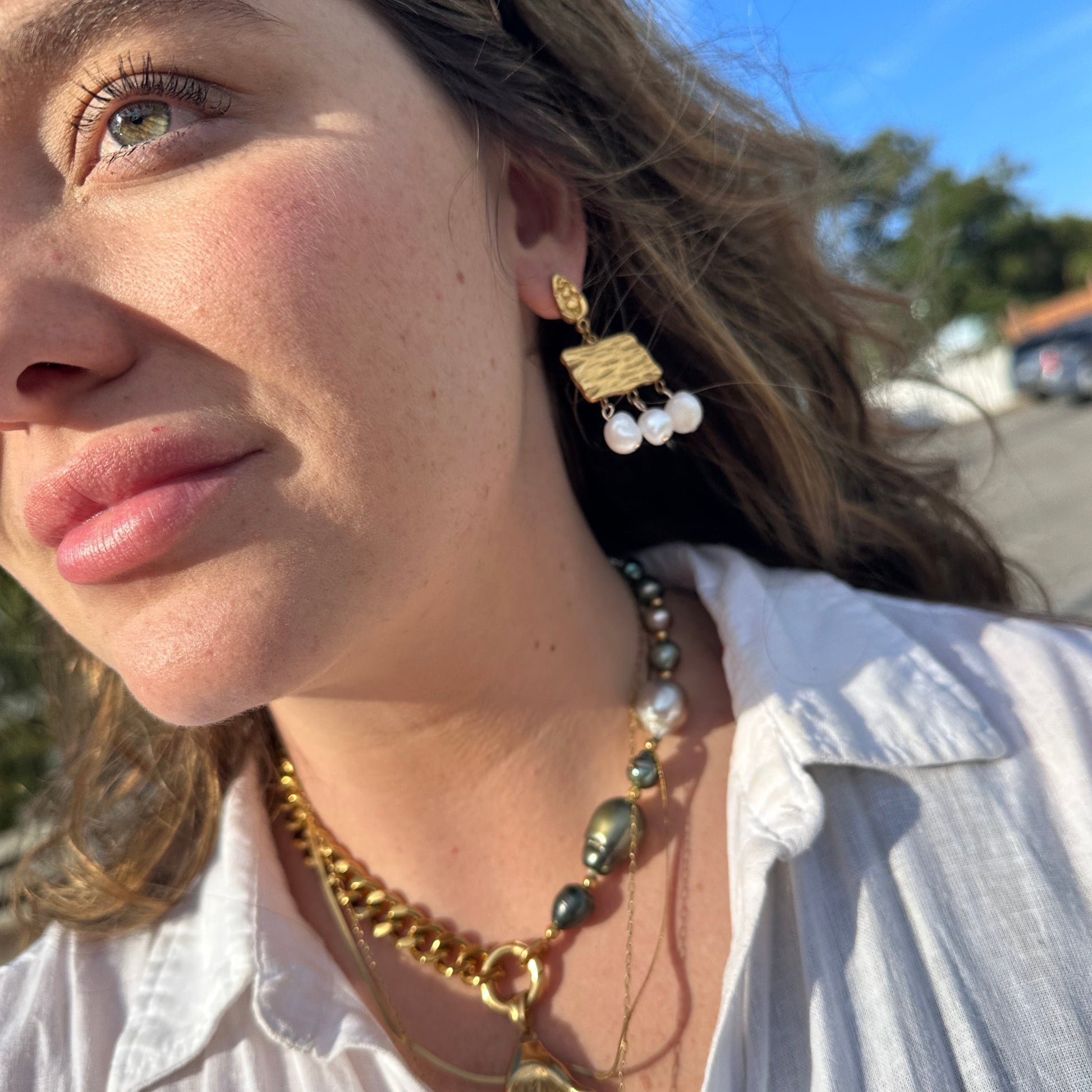 DRIP JEWELRY EARRINGS Shandy Chandelier Earrings