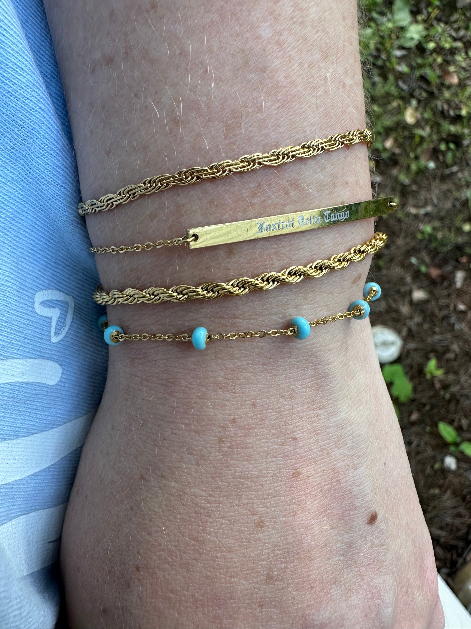 DRIP JEWELRY Flat Rope Bracelet