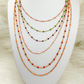 DRIP JEWELRY Limited Edition Colored Enamel Necklace
