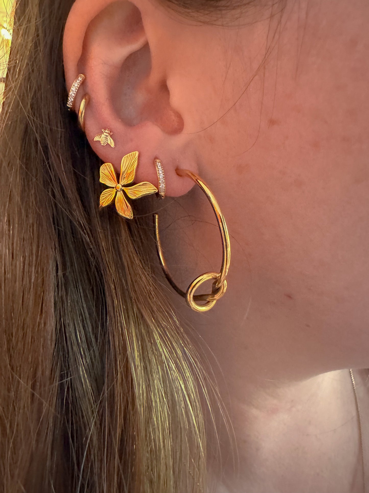 DRIP JEWELRY Naughty Hoops (2 sizes)