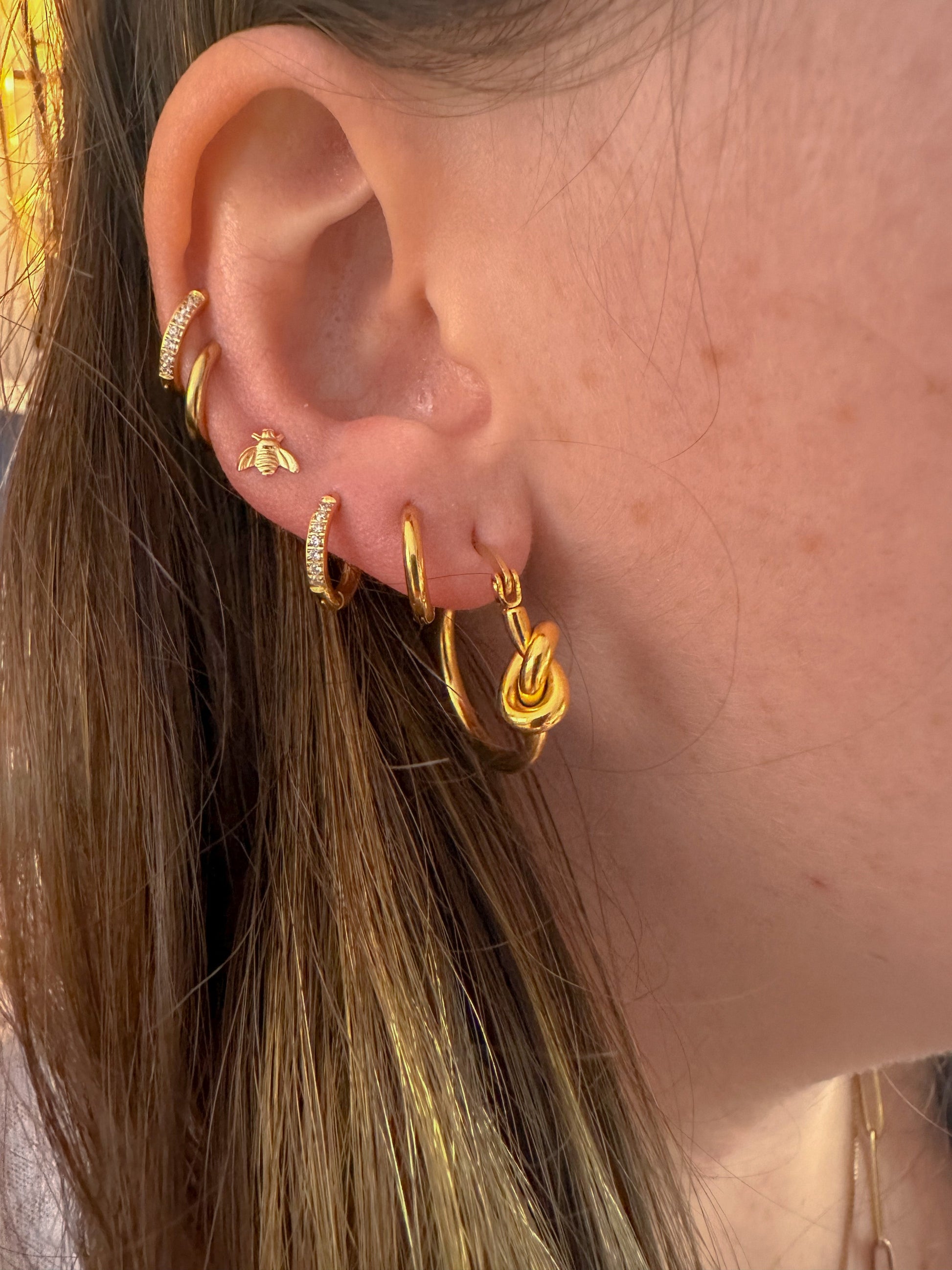 DRIP JEWELRY Naughty Hoops (2 sizes)