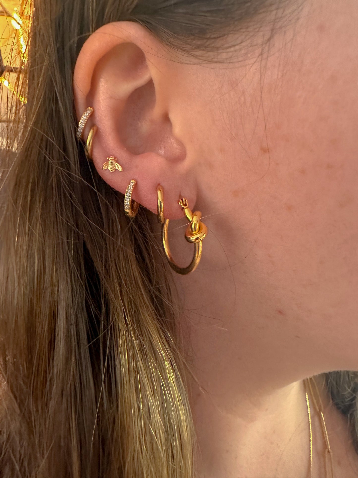 DRIP JEWELRY Naughty Hoops (2 sizes)