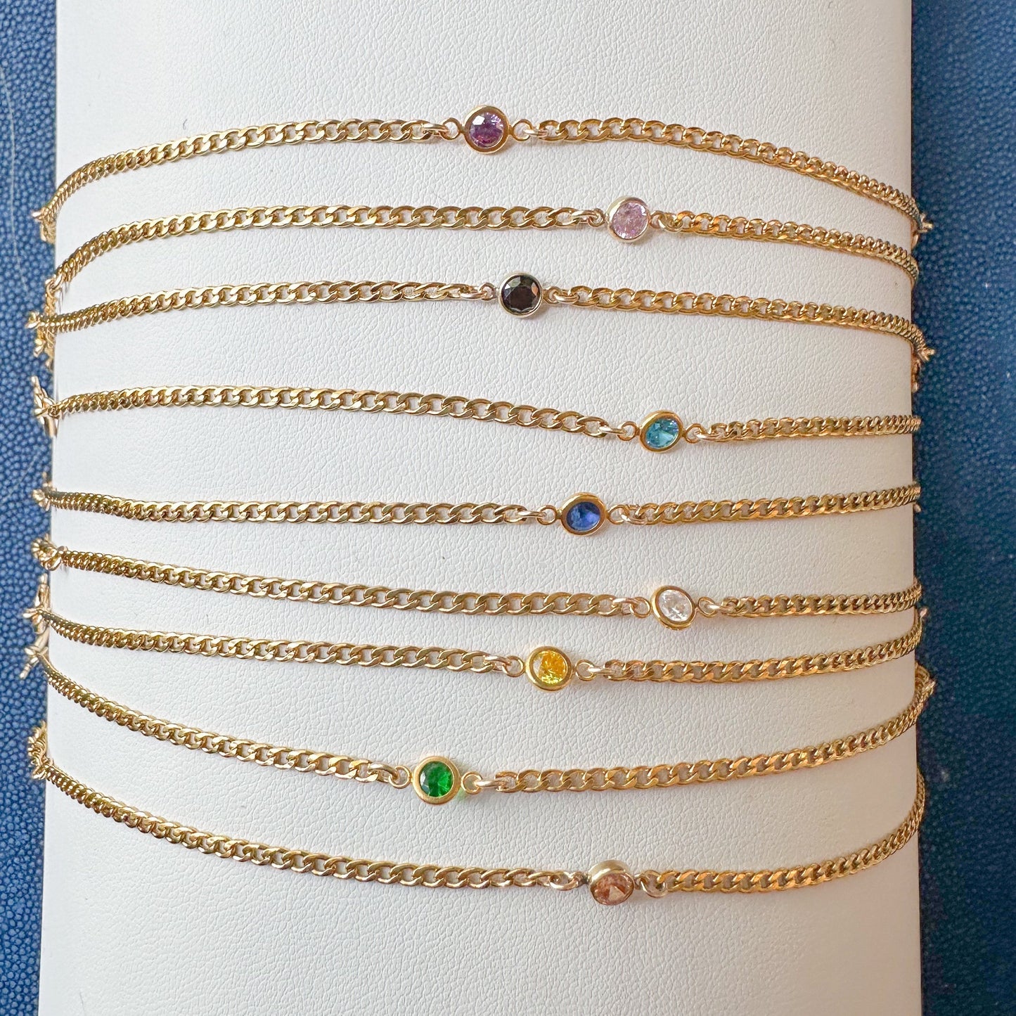 DRIP JEWELRY Necklace Birthstone Connected Bracelet or Necklace