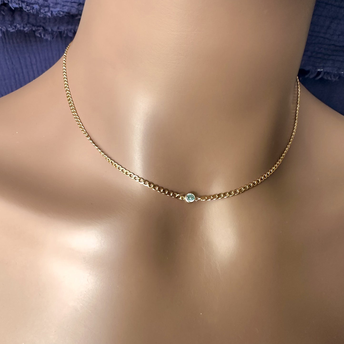 DRIP JEWELRY Necklace Birthstone Connected Bracelet or Necklace