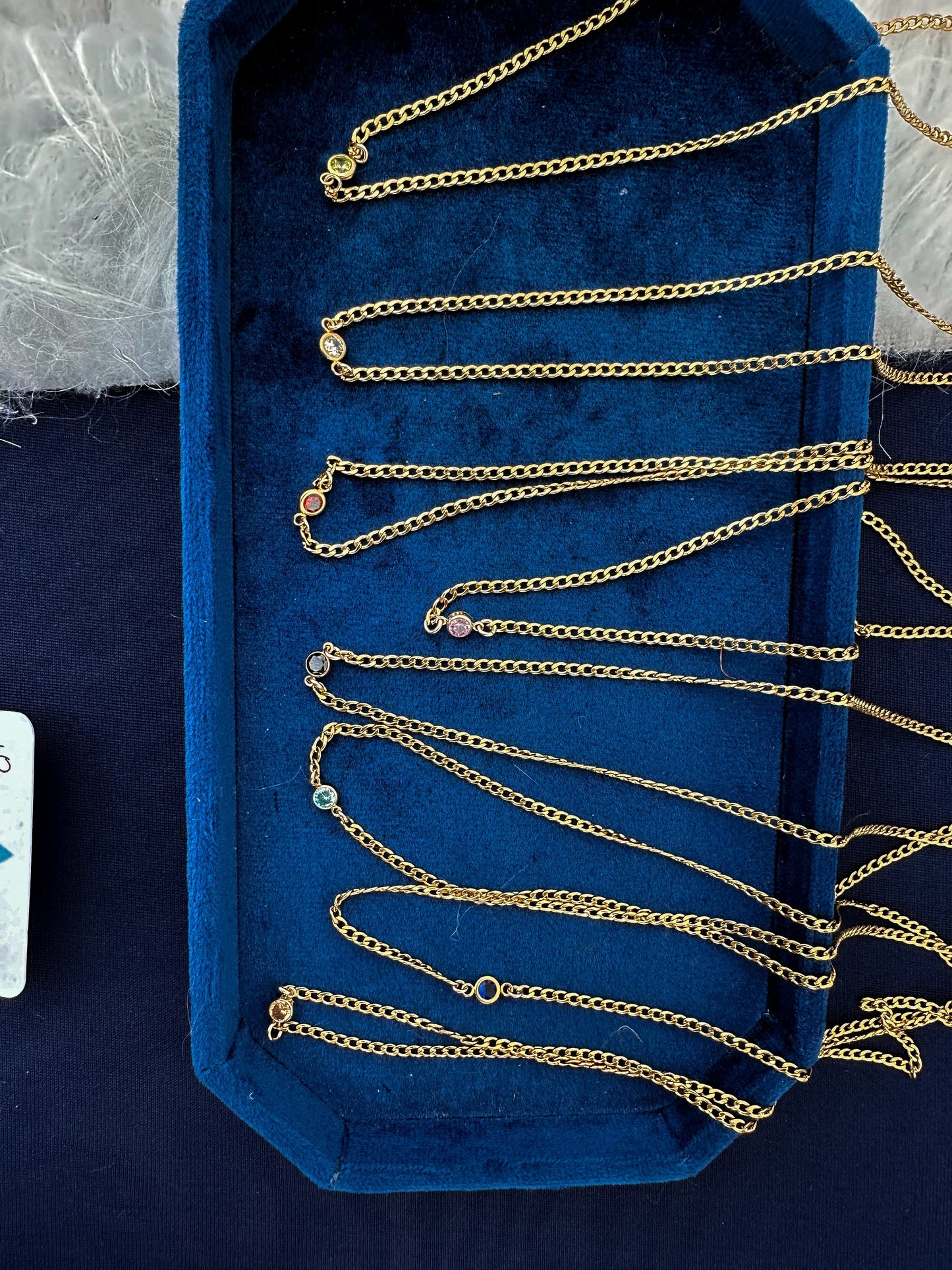 DRIP JEWELRY Necklace Birthstone Connected Bracelet or Necklace