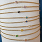 DRIP JEWELRY Necklace Birthstone Connected Bracelet or Necklace